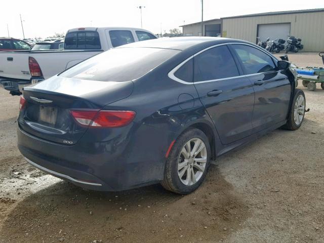 1C3CCCAB3GN144178 - 2016 CHRYSLER 200 LIMITE BLACK photo 4