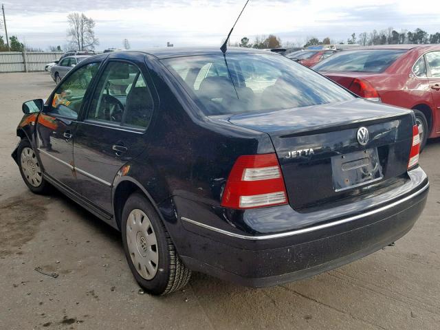 3VWRA69M44M137827 - 2004 VOLKSWAGEN JETTA GL BLACK photo 3