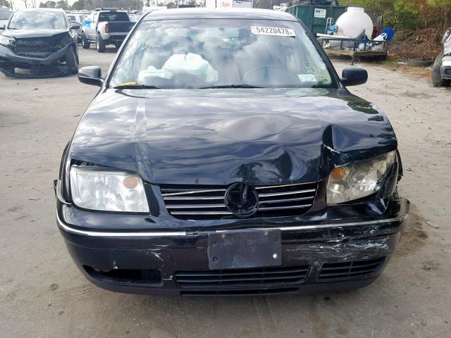 3VWRA69M44M137827 - 2004 VOLKSWAGEN JETTA GL BLACK photo 9