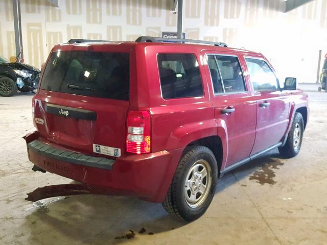 1J4FT28B89D207707 - 2009 JEEP PATRIOT SP Kastanienbraun Foto 4