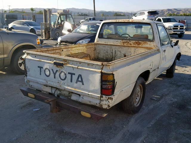 JT4RN50R9G0165124 - 1986 TOYOTA PICKUP 1/2 WHITE photo 4