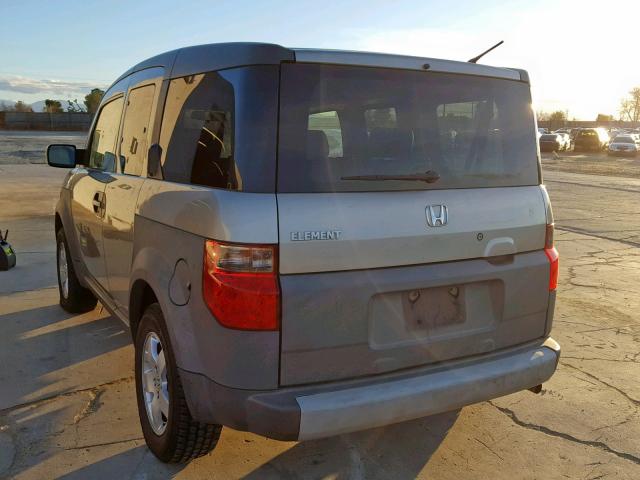 5J6YH17503L007255 - 2003 HONDA ELEMENT EX SILVER photo 3