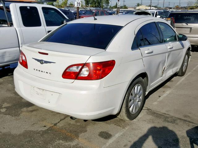 1C3LC46K88N218839 - 2008 CHRYSLER SEBRING LX WHITE photo 4