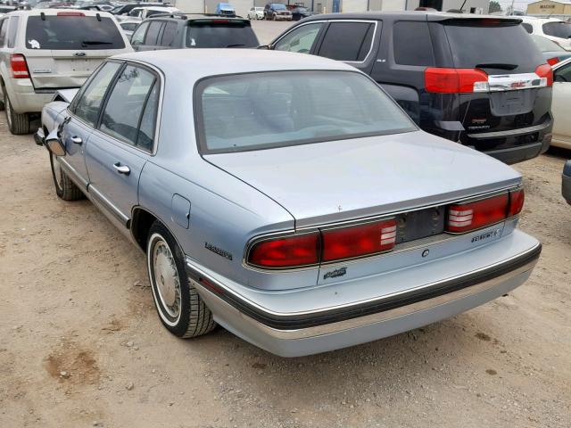 1G4HP52L6SH453185 - 1995 BUICK LESABRE CU BLUE photo 3