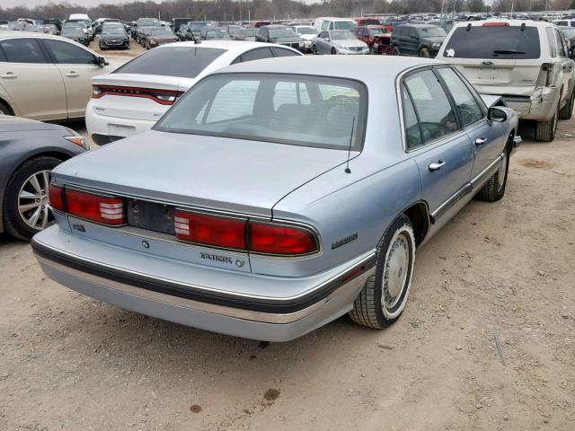 1G4HP52L6SH453185 - 1995 BUICK LESABRE CU BLUE photo 4