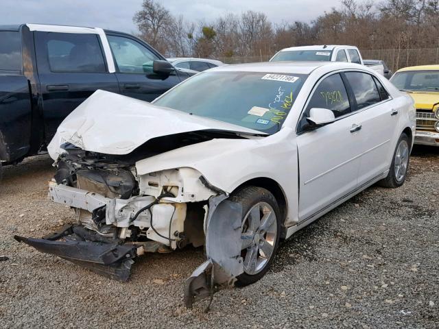 1G1ZD5EU4CF329850 - 2012 CHEVROLET MALIBU 2LT WHITE photo 2