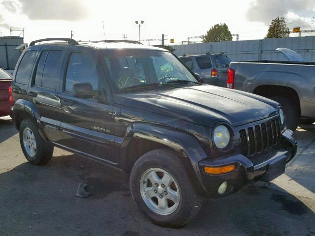 1J4GL58KX2W107270 - 2002 JEEP LIBERTY LI BLACK photo 1