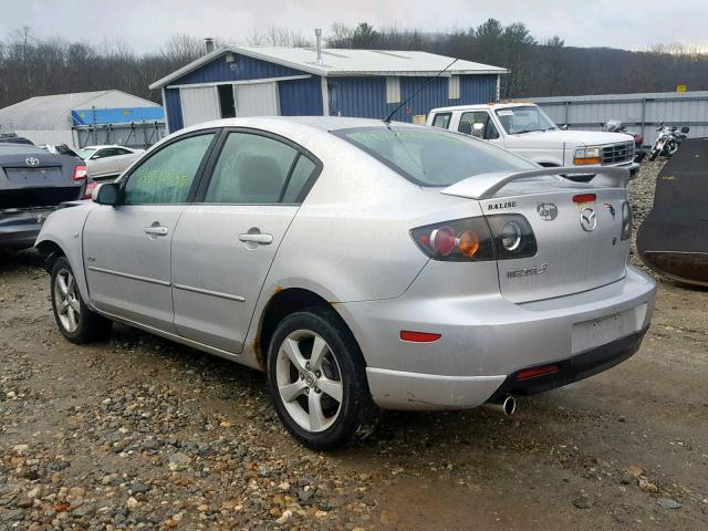 JM1BK124X61453392 - 2006 MAZDA 3 S SILVER photo 3