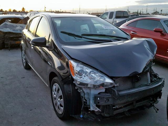 JTDKDTB35E1571569 - 2014 TOYOTA PRIUS C BLACK photo 1