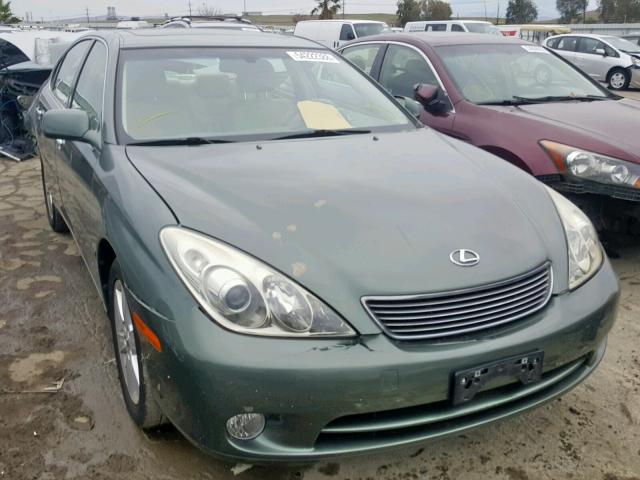 JTHBA30G955139010 - 2005 LEXUS ES 330 GREEN photo 1