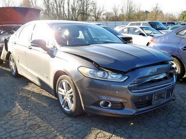 3FA6P0RU5FR258248 - 2015 FORD FUSION TIT GRAY photo 1