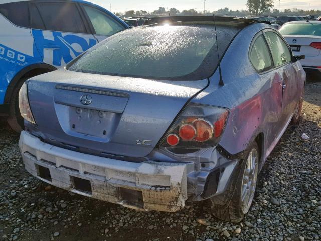 JTKDE3B79A0320099 - 2010 TOYOTA SCION BLUE photo 4