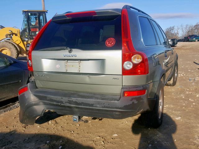 YV4CZ592661227262 - 2006 VOLVO XC90 GREEN photo 4