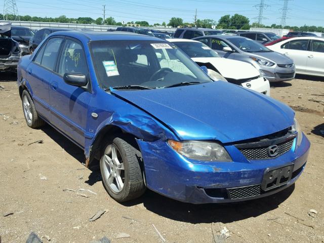 JM1BJ225X30139275 - 2003 MAZDA PROTEGE DX BLUE photo 1