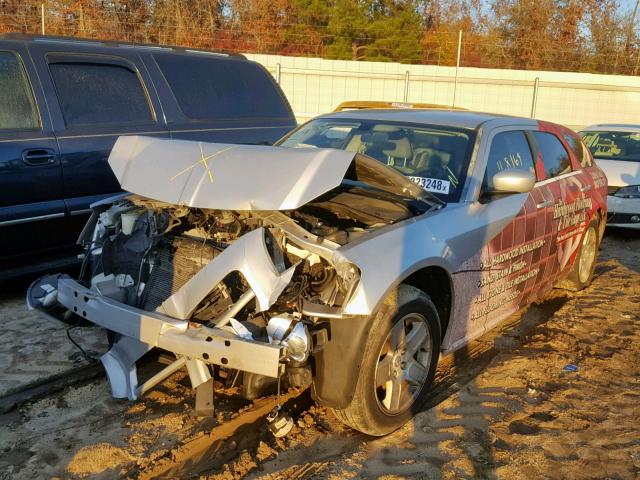 2D4FV47V87H837401 - 2007 DODGE MAGNUM SXT SILVER photo 2