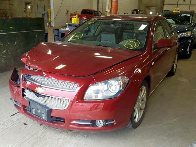 1G1ZK57708F272664 - 2008 CHEVROLET MALIBU LTZ წითელი ფოტო 2