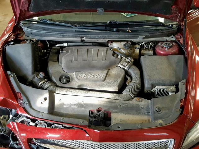 1G1ZK57708F272664 - 2008 CHEVROLET MALIBU LTZ წითელი ფოტო 7