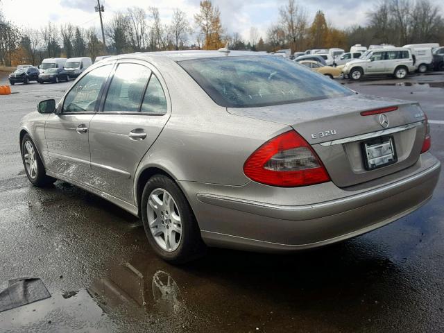 WDBUF22X47B099991 - 2007 MERCEDES-BENZ E 320 CDI TAN photo 3