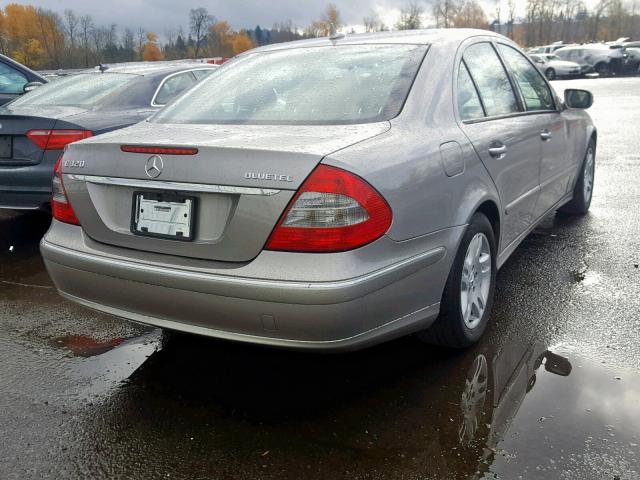 WDBUF22X47B099991 - 2007 MERCEDES-BENZ E 320 CDI TAN photo 4