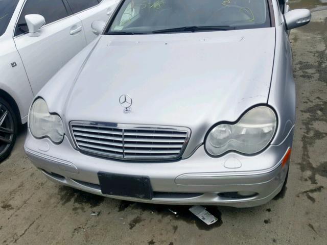 WDBRF81J73F383639 - 2003 MERCEDES-BENZ C 240 4MAT SILVER photo 7