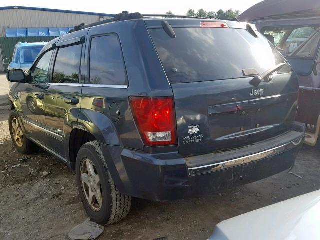 1J8HR58N57C525160 - 2007 JEEP GRAND CHER BLUE photo 3