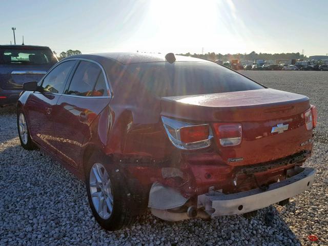 1G11D5RR7DF113768 - 2013 CHEVROLET MALIBU 1LT RED photo 3