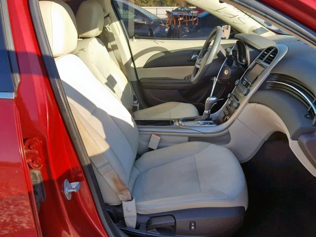 1G11D5RR7DF113768 - 2013 CHEVROLET MALIBU 1LT RED photo 5