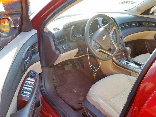 1G11D5RR7DF113768 - 2013 CHEVROLET MALIBU 1LT RED photo 9
