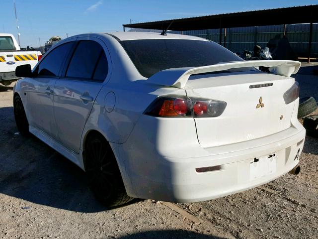 JA32U8FW3CU019192 - 2012 MITSUBISHI LANCER GT WHITE photo 2