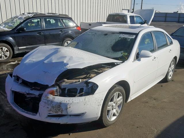 2G1WB5E37E1106406 - 2014 CHEVROLET IMPALA LIM WHITE photo 2