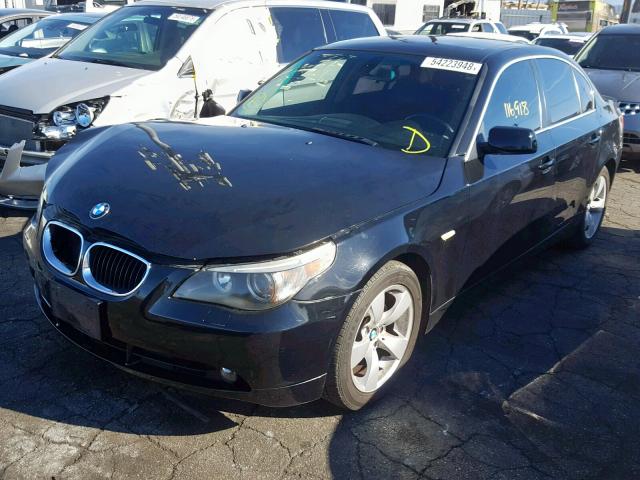 WBANA53565B862736 - 2005 BMW 525 I BLACK photo 2