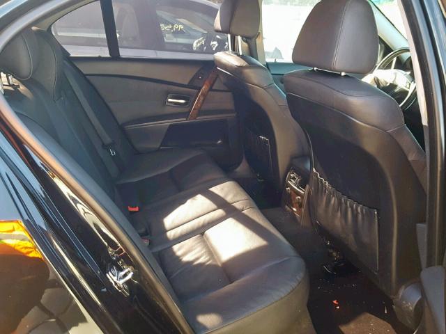 WBANA53565B862736 - 2005 BMW 525 I BLACK photo 6