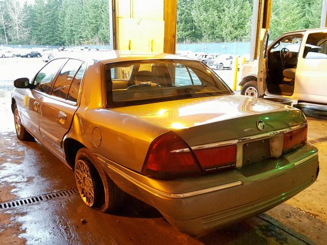 2MEFM74W5YX734098 - 2000 MERCURY GRAND MARQ TAN photo 3