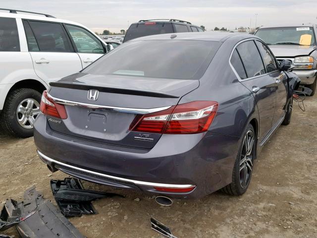 1HGCR3F9XHA037185 - 2017 HONDA ACCORD TOU GRAY photo 4