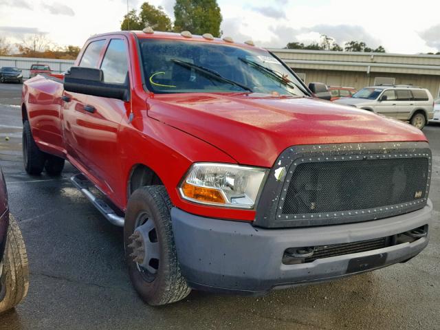 3D73M4CL3BG551011 - 2011 DODGE RAM 3500 RED photo 1