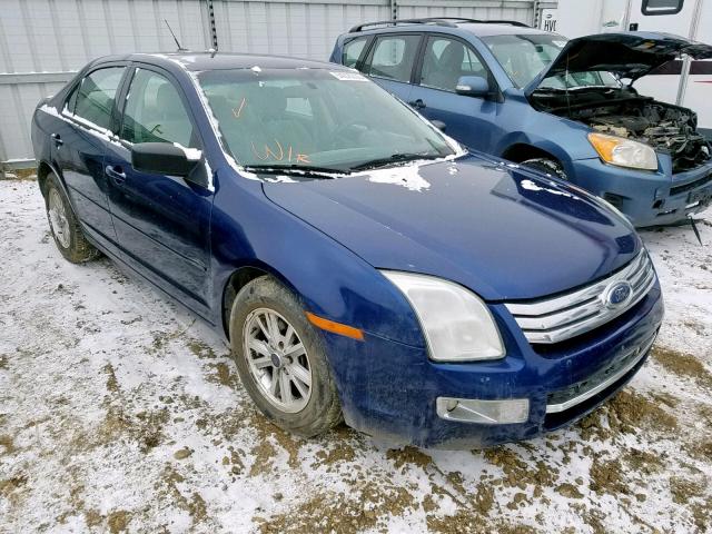 3FAHP06Z67R241341 - 2007 FORD FUSION S BLUE photo 1