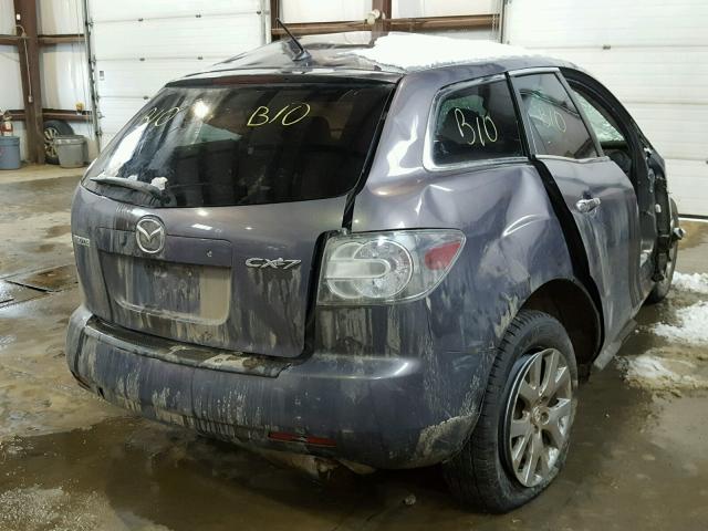 JM3ER293170143335 - 2007 MAZDA CX-7 GRAY photo 4