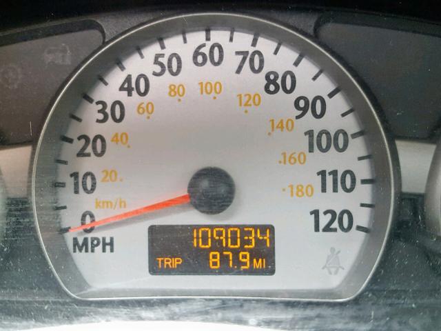 1G8AW12F34Z156877 - 2004 SATURN ION LEVEL SILVER photo 8