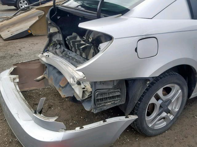 1G8AW12F34Z156877 - 2004 SATURN ION LEVEL SILVER photo 9
