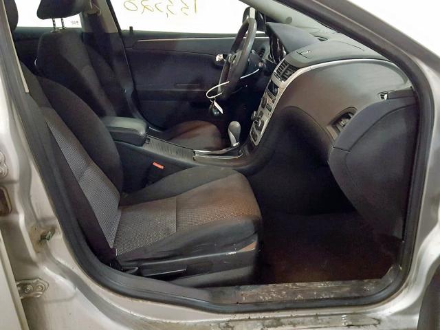 1G1ZC5E00AF175778 - 2010 CHEVROLET MALIBU 1LT ვერცხლისფერი ფოტო 5