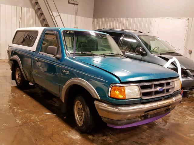 1FTCR10A4RUC71845 - 1994 FORD RANGER GREEN photo 1