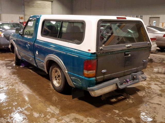 1FTCR10A4RUC71845 - 1994 FORD RANGER GREEN photo 3