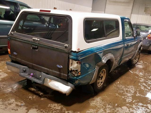 1FTCR10A4RUC71845 - 1994 FORD RANGER GREEN photo 4