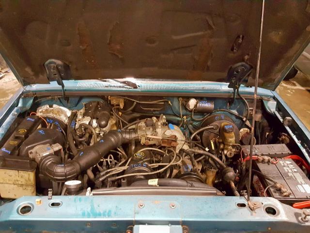 1FTCR10A4RUC71845 - 1994 FORD RANGER GREEN photo 7