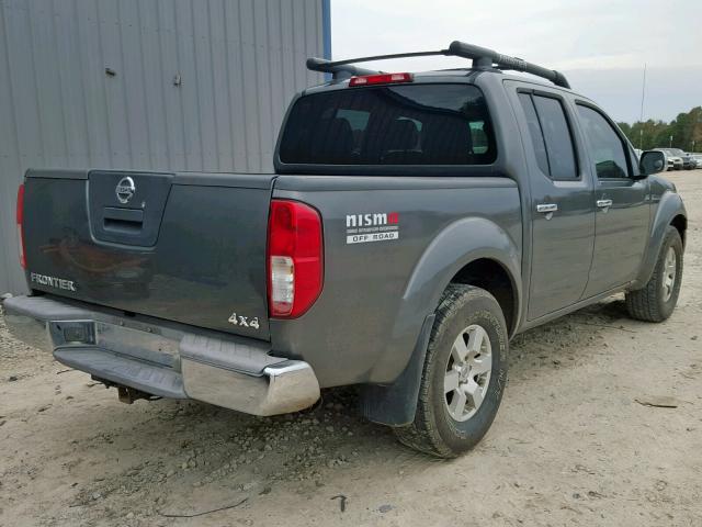 1N6AD07W87C427483 - 2007 NISSAN FRONTIER C GRAY photo 4