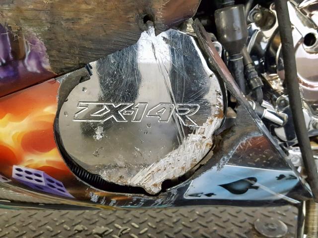 JKBZXNE17DA012878 - 2013 KAWASAKI ZX1400 E BROWN photo 6