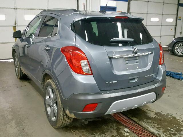 KL4CJFSB4EB684178 - 2014 BUICK ENCORE CON GRAY photo 3