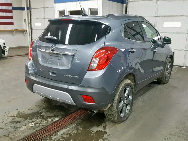 KL4CJFSB4EB684178 - 2014 BUICK ENCORE CON GRAY photo 4