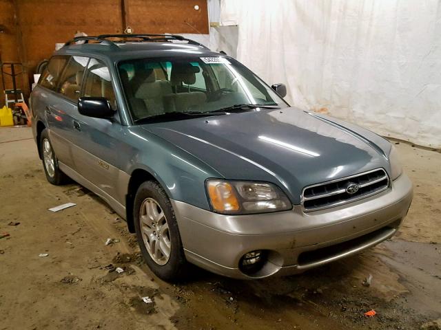 4S3BH665XY7648472 - 2000 SUBARU LEGACY OUT GREEN photo 1