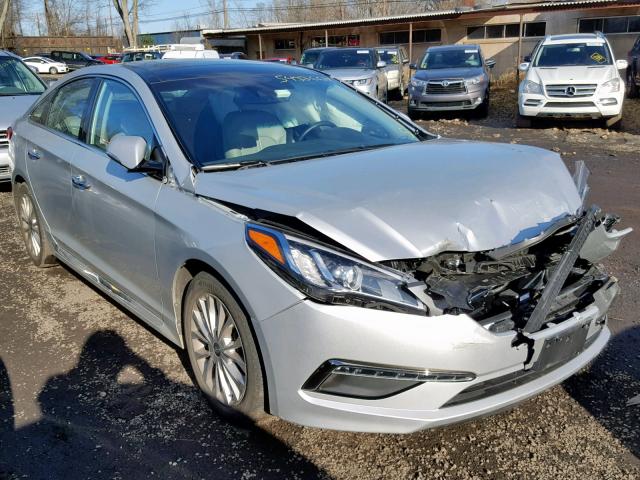 5NPE34AF3FH026983 - 2015 HYUNDAI SONATA SPO SILVER photo 1